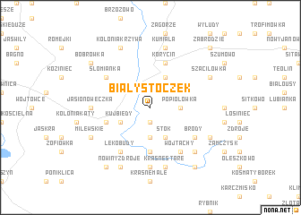 map of Białystoczek