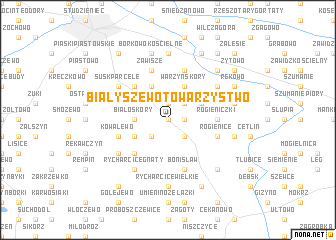 map of Białyszewo Towarzystwo