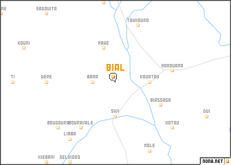 map of Bial