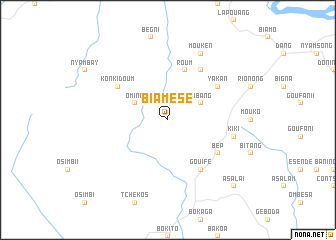 map of Biamésé