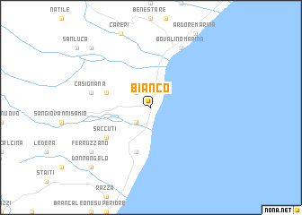 map of Bianco