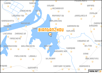 map of Biandanzhou
