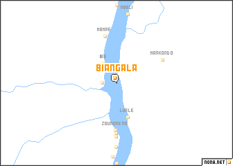 map of Biangala