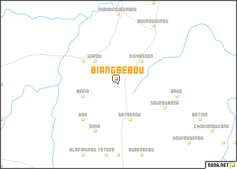 map of Biangbébou