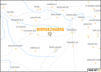 map of Biangezhuang