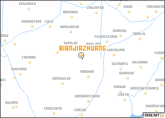 map of Bianjiazhuang