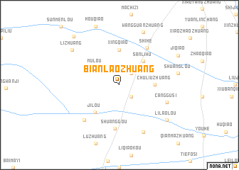 map of Bianlaozhuang