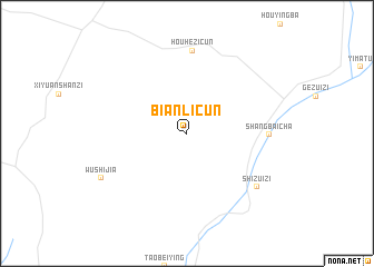 map of Bianlicun