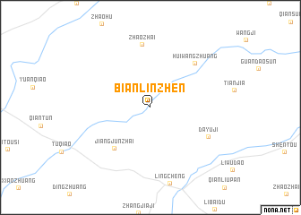 map of Bianlinzhen