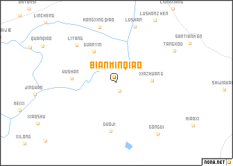 map of Bianminqiao