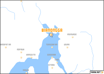 map of Bianongga