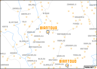 map of Biantouo