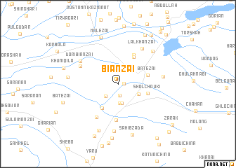 map of Bianzai