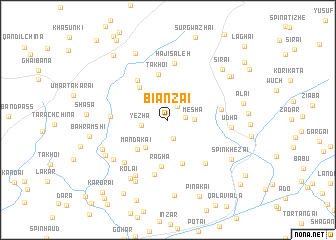 map of Biānzai