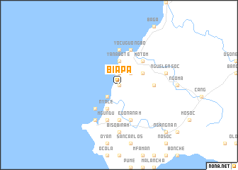 map of Biapa