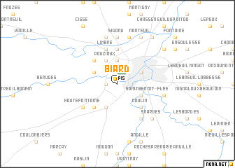 map of Biard