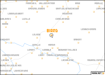 map of Biard