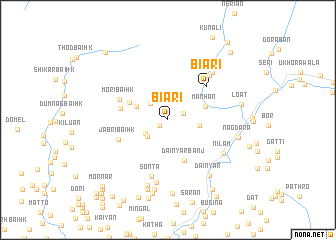 map of Biāri