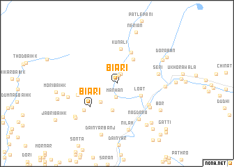 map of Biāri
