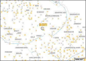 map of Biāri