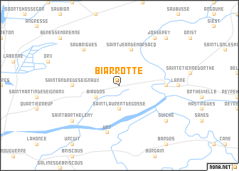 map of Biarrotte