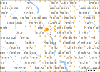 map of Biārta