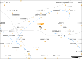 map of Biar