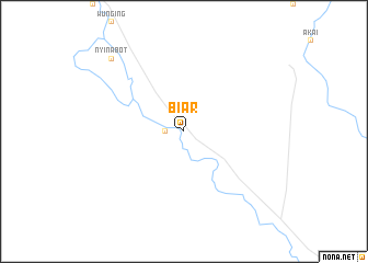 map of Biar