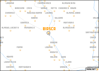 map of Biasca