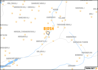 map of Biāsh