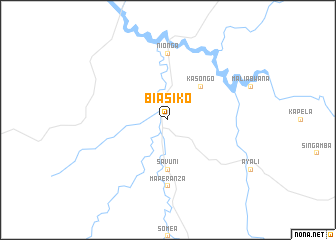 map of Biasiko