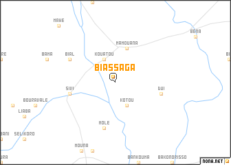 map of Biassaga