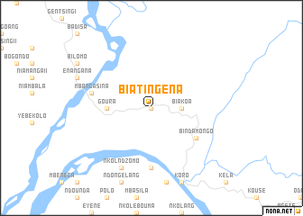 map of Biatingéna