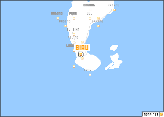 map of Biau