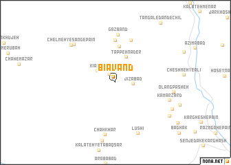 map of Bīāvand