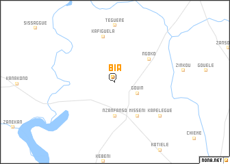 map of Bia