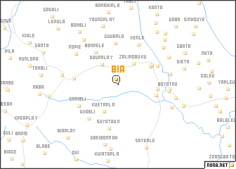 map of Bia