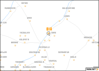 map of Bia