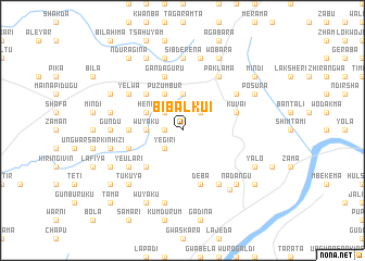 map of Bibalkui