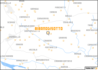 map of Bibano di Sotto