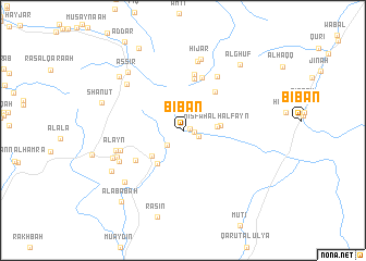 map of Bībān