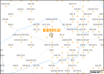 map of Bibarkui