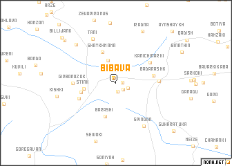 map of Bībāva