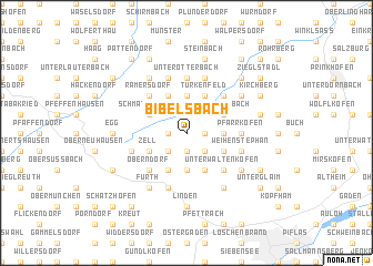 map of Bibelsbach