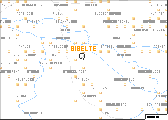 map of Bibelte