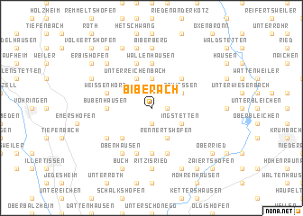 map of Biberach