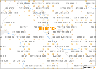 map of Biberach