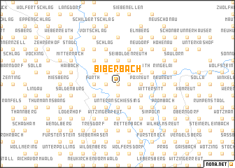 map of Biberbach