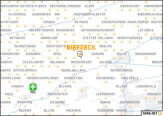 map of Bibereck