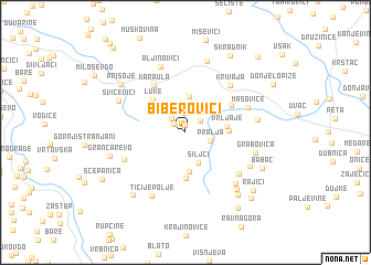 map of Biberovići